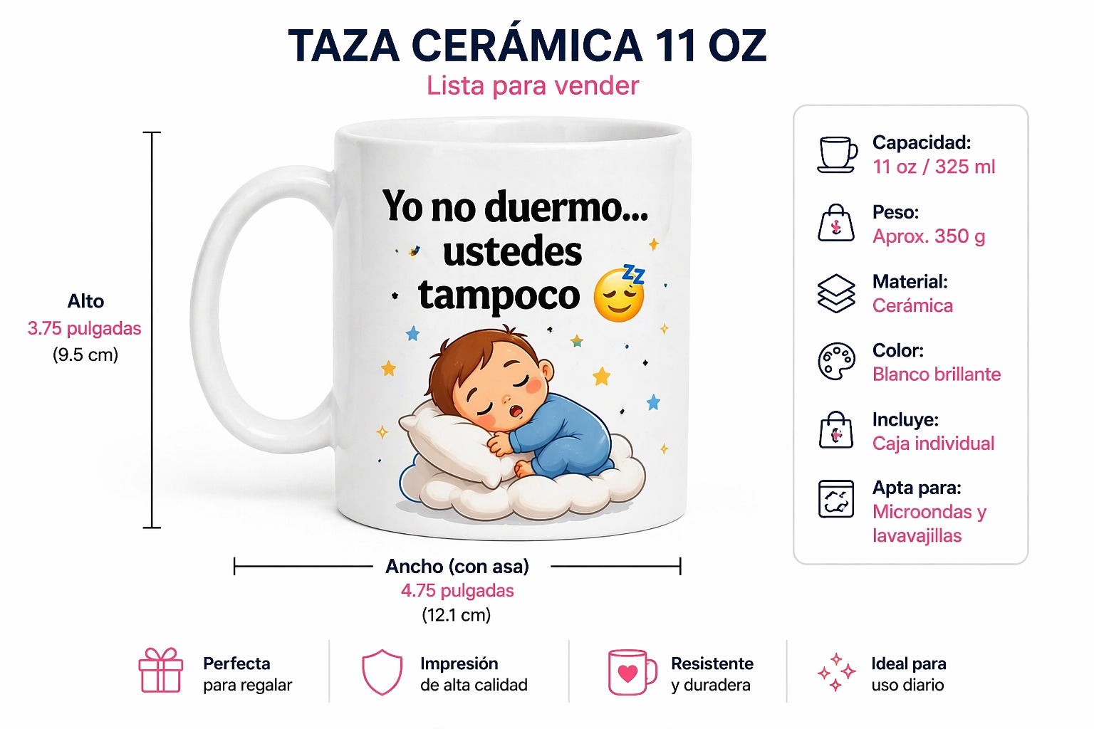 No Sleep Club Mug(Club Sin Dormir)