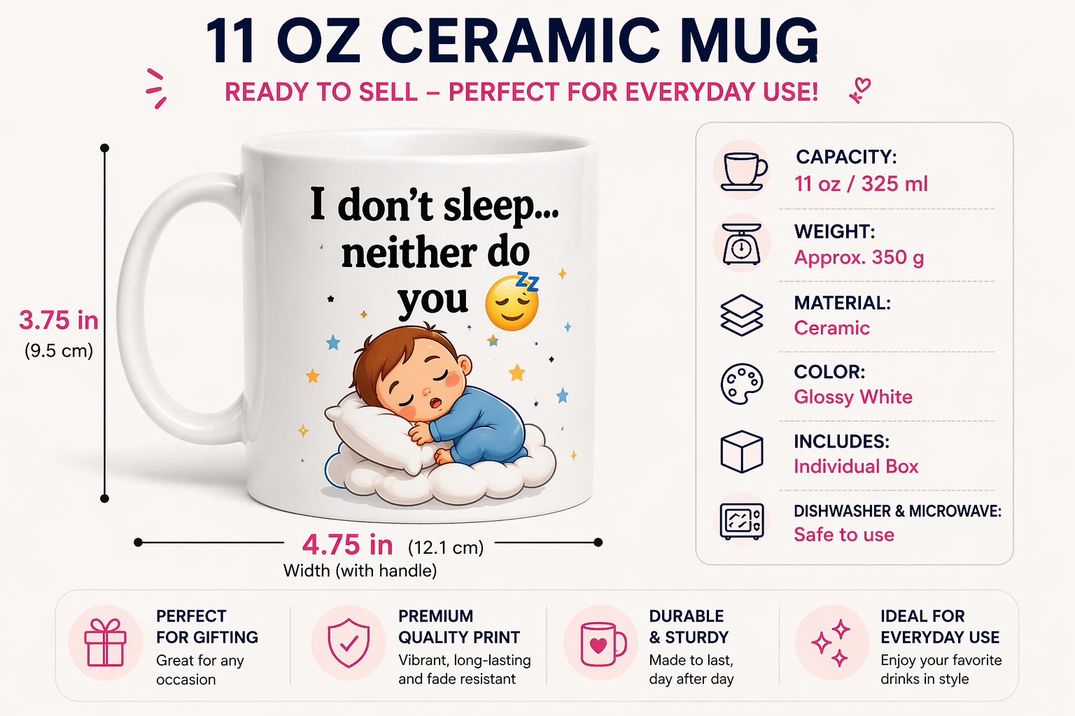No Sleep Club Mug(Club Sin Dormir)